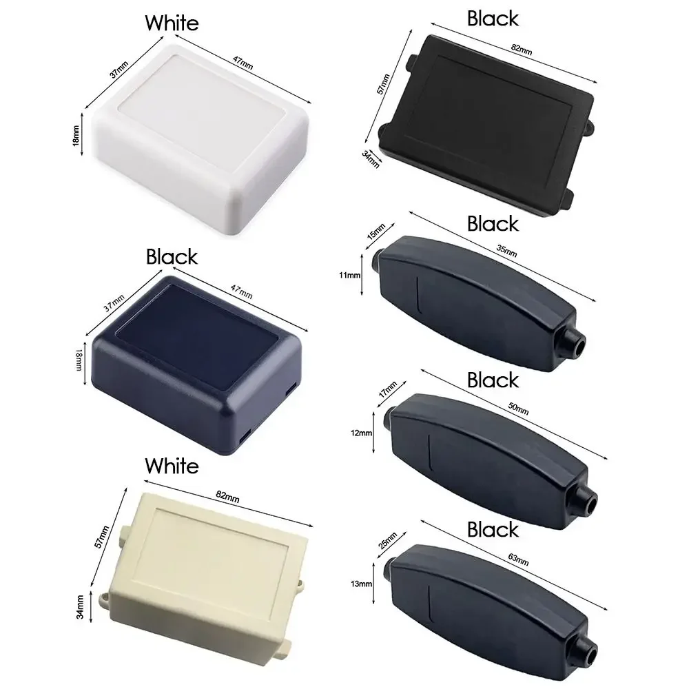 Black High Quality DIY Waterproof Cover Project Instrument Case Electronic Project Box Enclosure Boxes