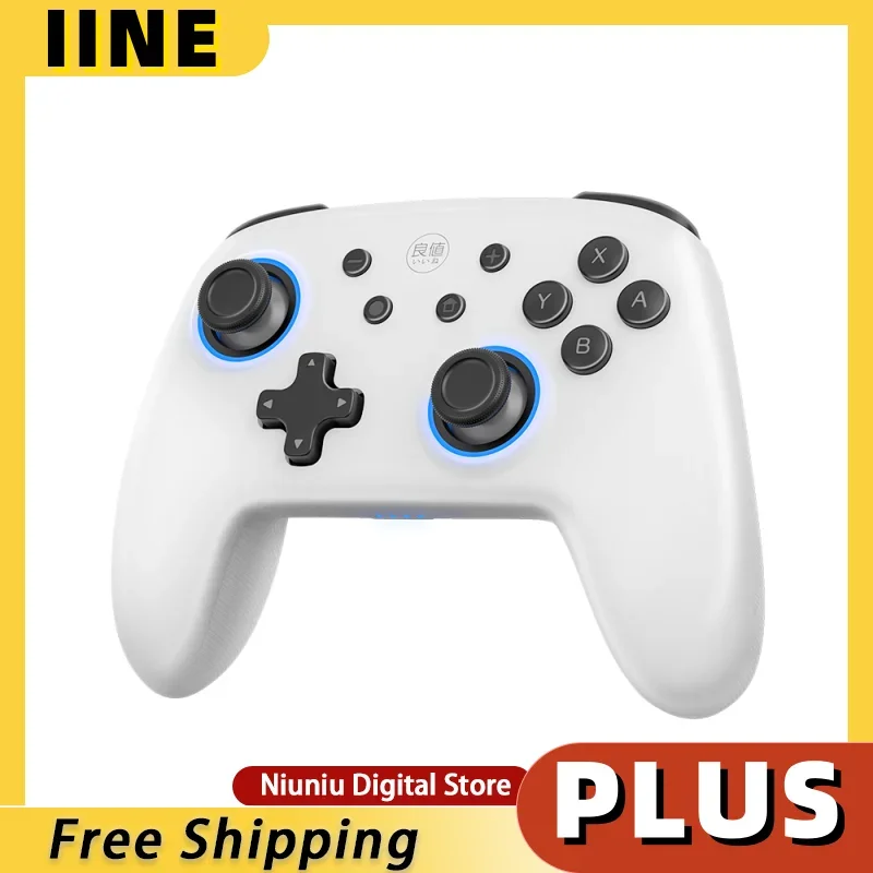 

Игровой контроллер IINE Plus Automatic Burst Bluetooth Wake-Up Pro с двумя двигателями и вибрацией, подходит для контроллера Nintendo Switch