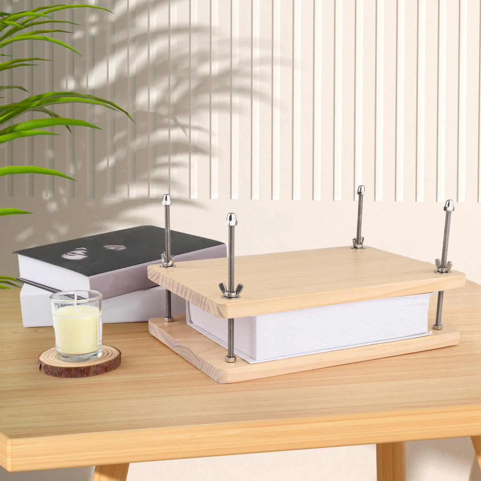 Wooden Press Multifunctional Portable Convenient Binding Tool