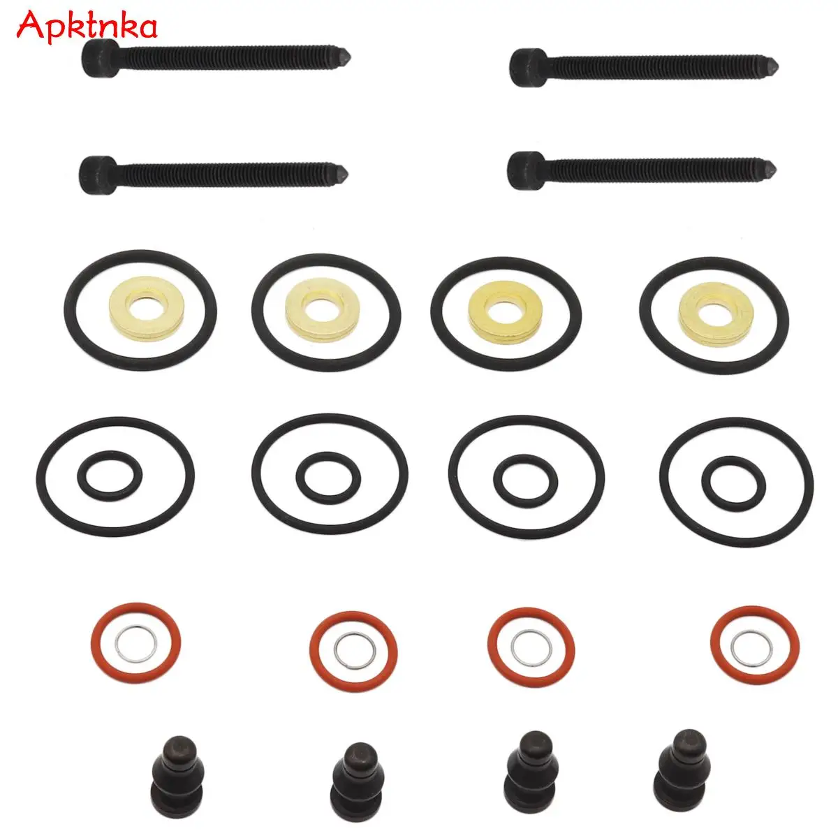 APKTNKA 4X حاقن الوقود ختم طقم تصليح حاقن البراغي لأودي A2 A3 A4 سكودا 1.2 1.4 1.9 TDI 1417010997 038103385 أ