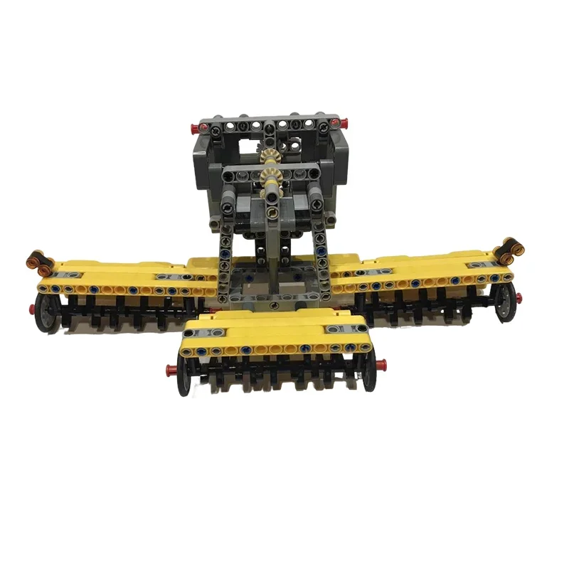 369pcs MOC Lawnmower Attachment My Technical Model Building festival Gifts Blocks Construction Toy Assemble DIY Creative Idea