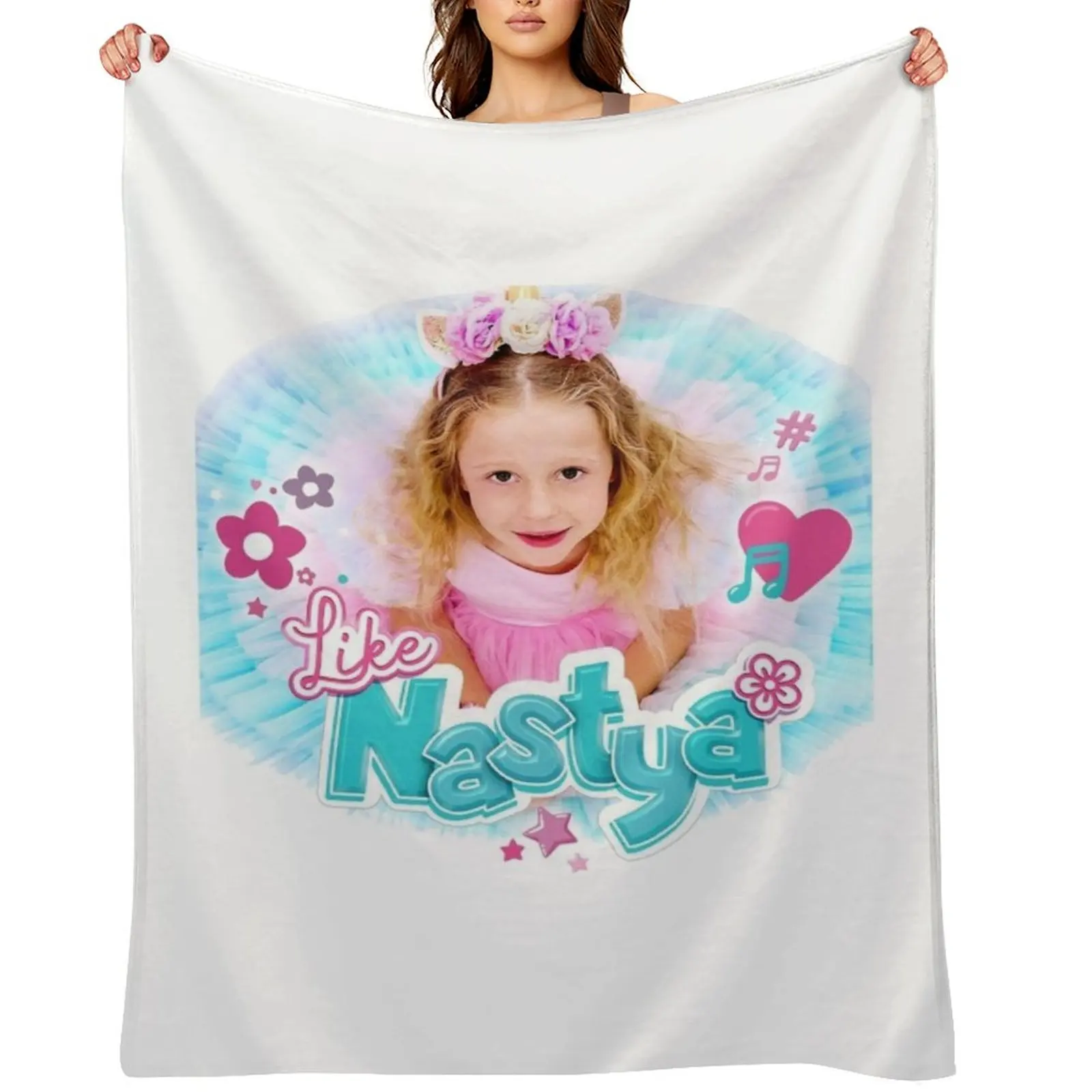 

Nastya shows the safety rules in the pool Throw Blanket Hairys manga Moving heavy to sleep Blankets