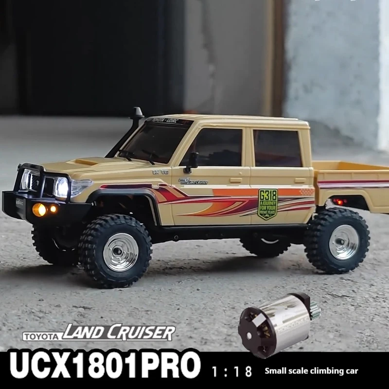 

1/18 UCX1801 PRO Радиоуправляемый автомобиль LC79 2,4G 4WD Внедорожный пикап Бесщеточный моделирующий грузовик Электрические автомобили с дистанционным управлением Модель игрушки в подарок