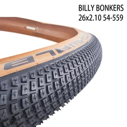 BILLY BONKERS 26x2.10 Bicycle Folding Tire Performance Outdoor PumpTrack Bike Yellow Side Tyres 54-559 Bicycle Tire