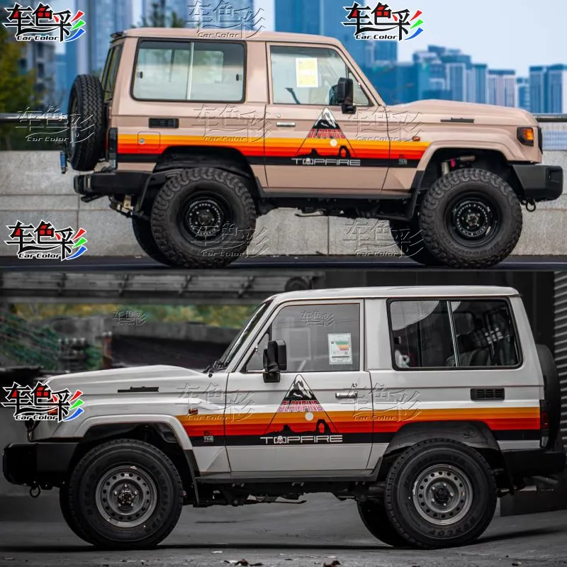 

Виниловая наклейка для автомобиля для Toyota Land Cruiser LC71 LC76 LC78 LC80 LC100, наружное украшение кузова, аксессуары для наклеек