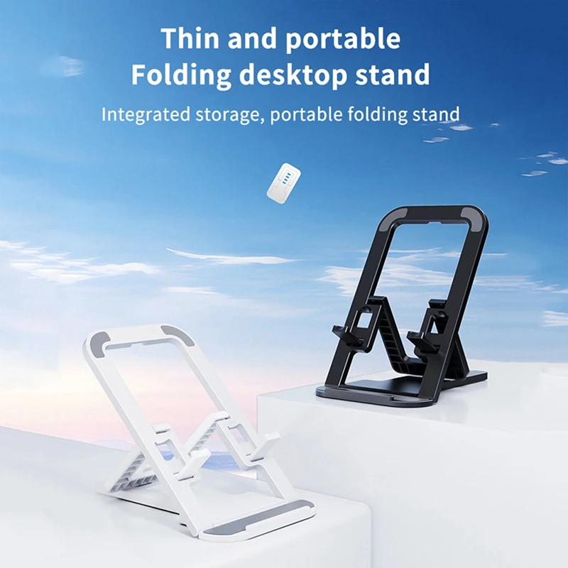 

【C】Universal Foldable Mobile Phone Holder Portable Desktop Adjustable Phone Stand For 16 15 Desk Lazy Bracket