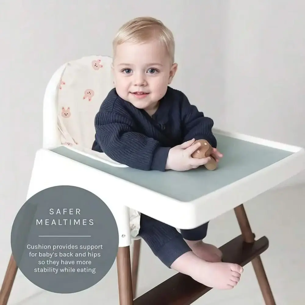 

Solid Color Baby Highchair Cushion Built in Air Pump Sitting Training Baby Sitting Inflatable Cushion Household Outdoor