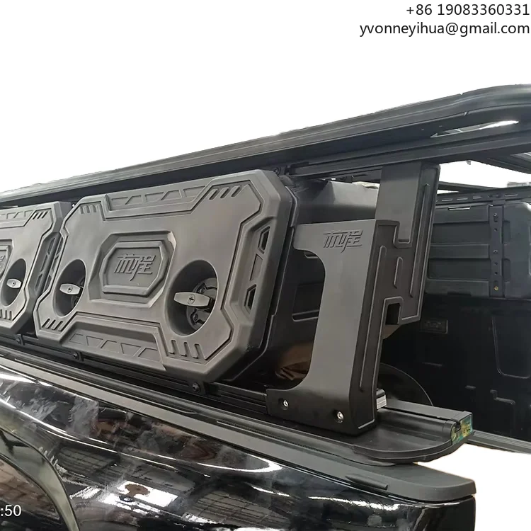 

Wholesale Custom Pickup Truck Bed Rack Cargo System 92L PE Storage Box