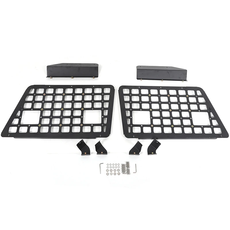 For Land Rover Discovery 2 LR2 1998-2003 MOLLE Storage Panel Car Rear Trunk Side Window Shelf Debris Rack Interior Car Accessory