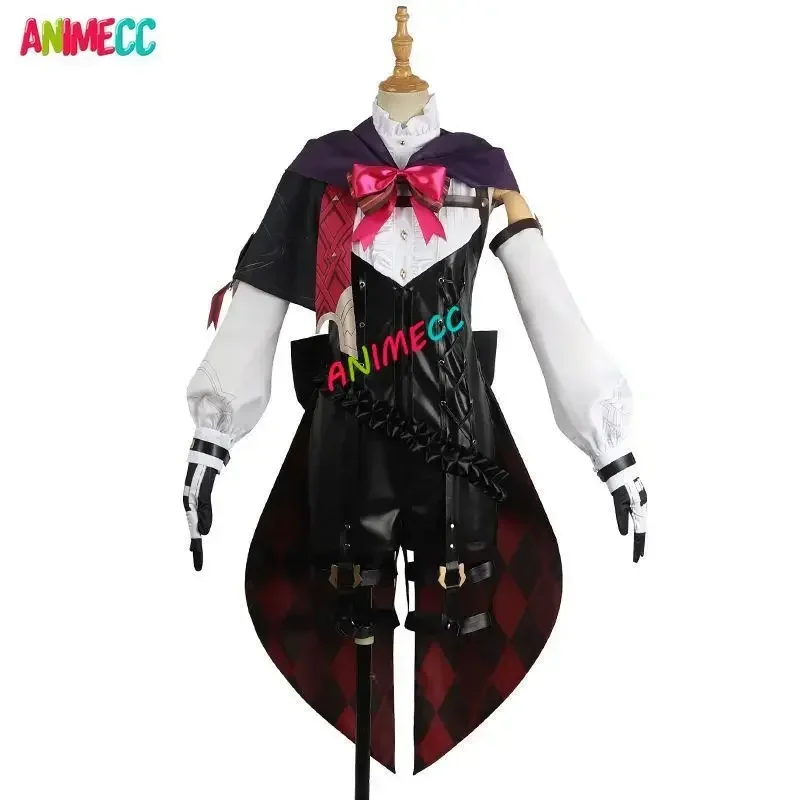 CosplayANIMECC في المخزون XS-2XL ليني تأثيري حلي شعر مستعار Genshin تأثير فونتين الساحر أنيمي لعبة هالوين ملابس الحفلات ل