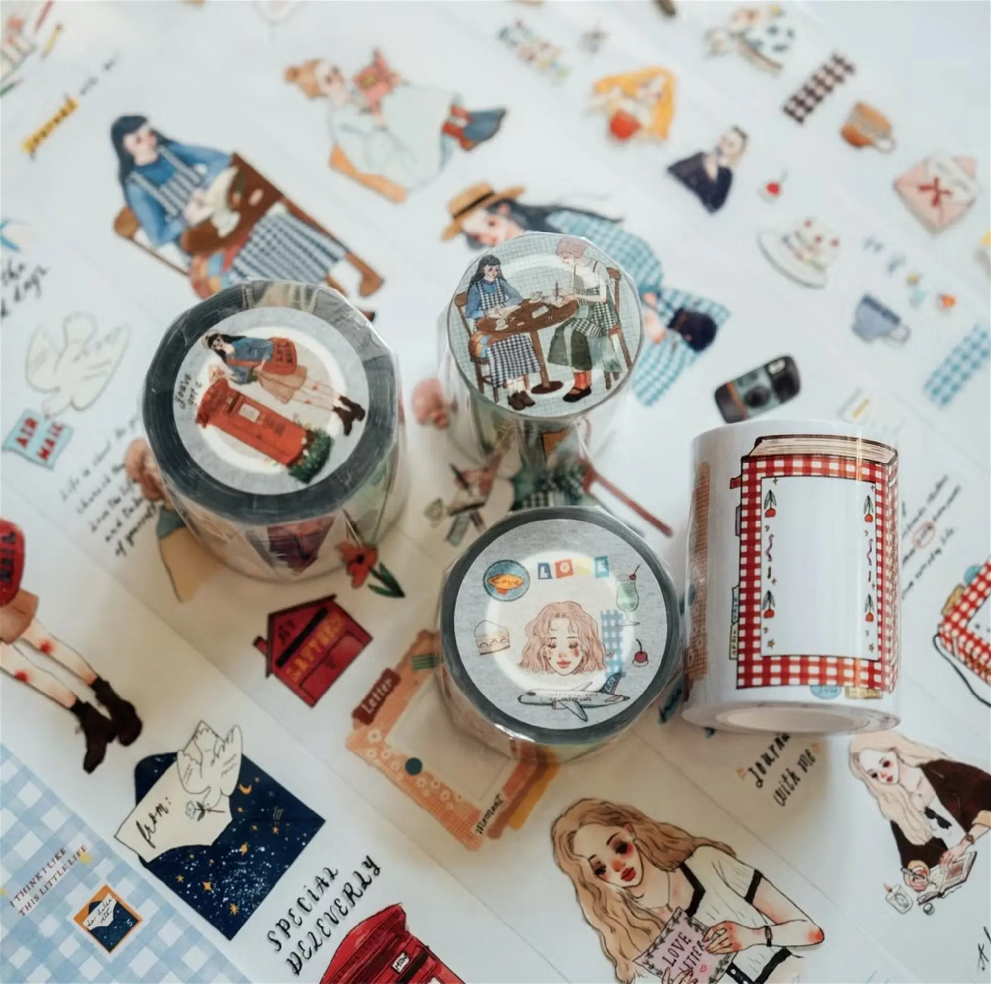 La Dolce Vita Studio Journal With Me Washi-Papierband für Kartenherstellung, DIY-Scrapbooking, Planung, Dekorative Aufkleber – Detail 1