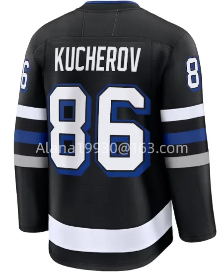 

2025 Custom New Style Jersey Andrei Vasilevskiy Nikita Kucherov Brayden Point Jerseys