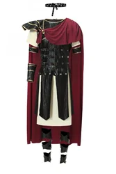 Cavaliere reale romano medievale guerriero spartano Cosplay Costume di Halloween per uomo carnevale adulto gladiatori europei mantello da soldato