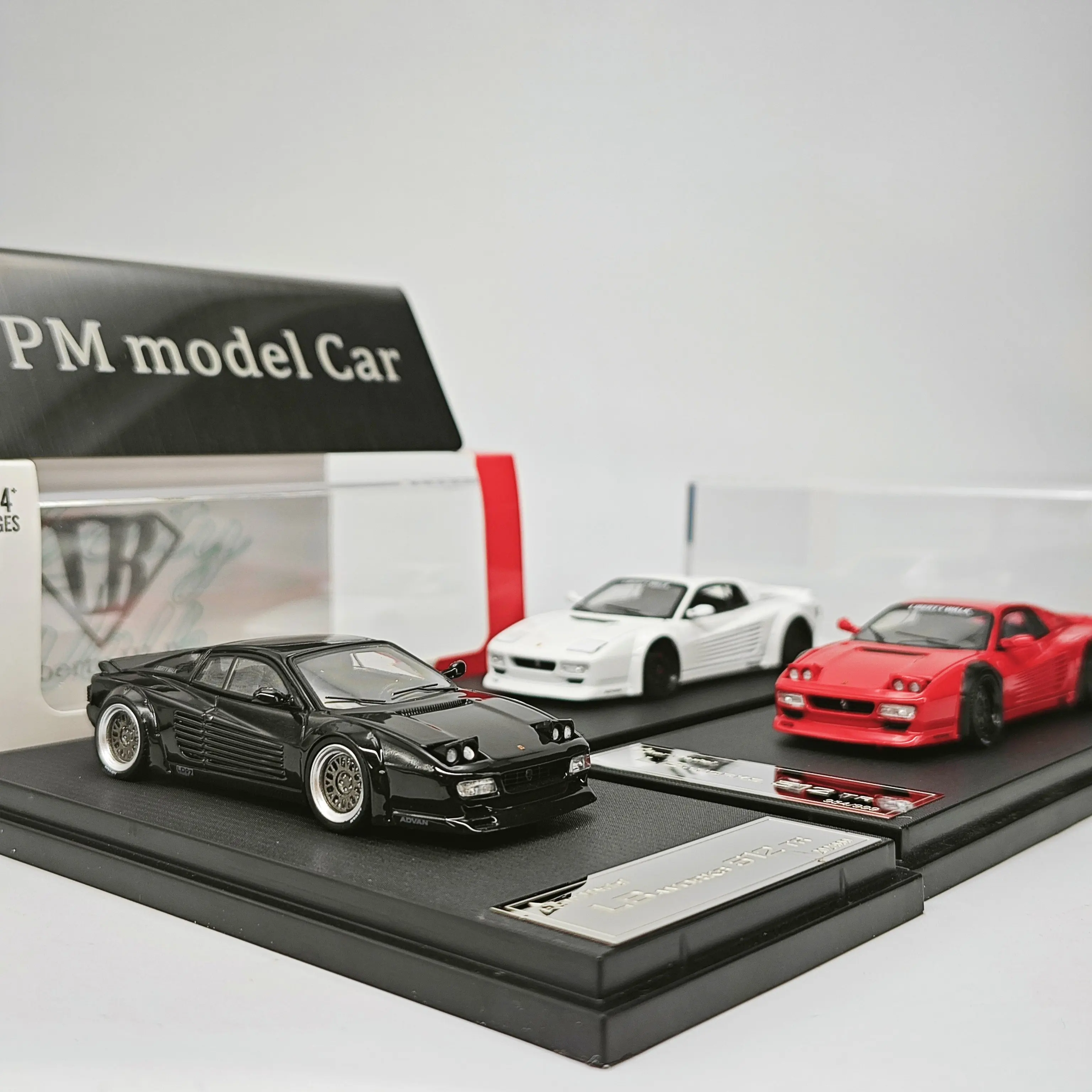Star Model SM 1:64 512 Testarossa LBWK con Fari Pop-Up, Modellino Auto in Lega Pressofusa da Collezione