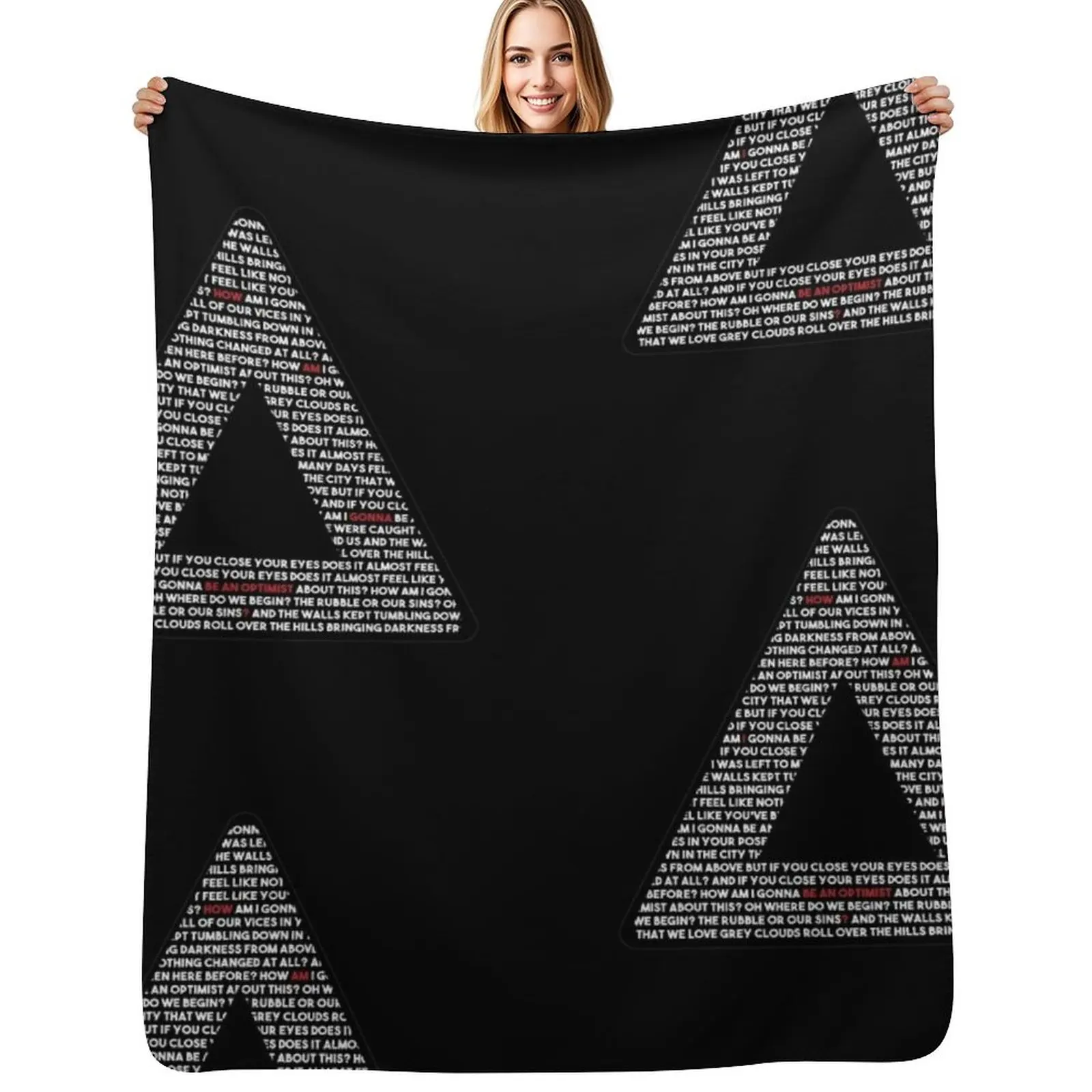 Couverture Optimist, couverture douce pour la décoration de la maison, pour canapé et chambre à coucher