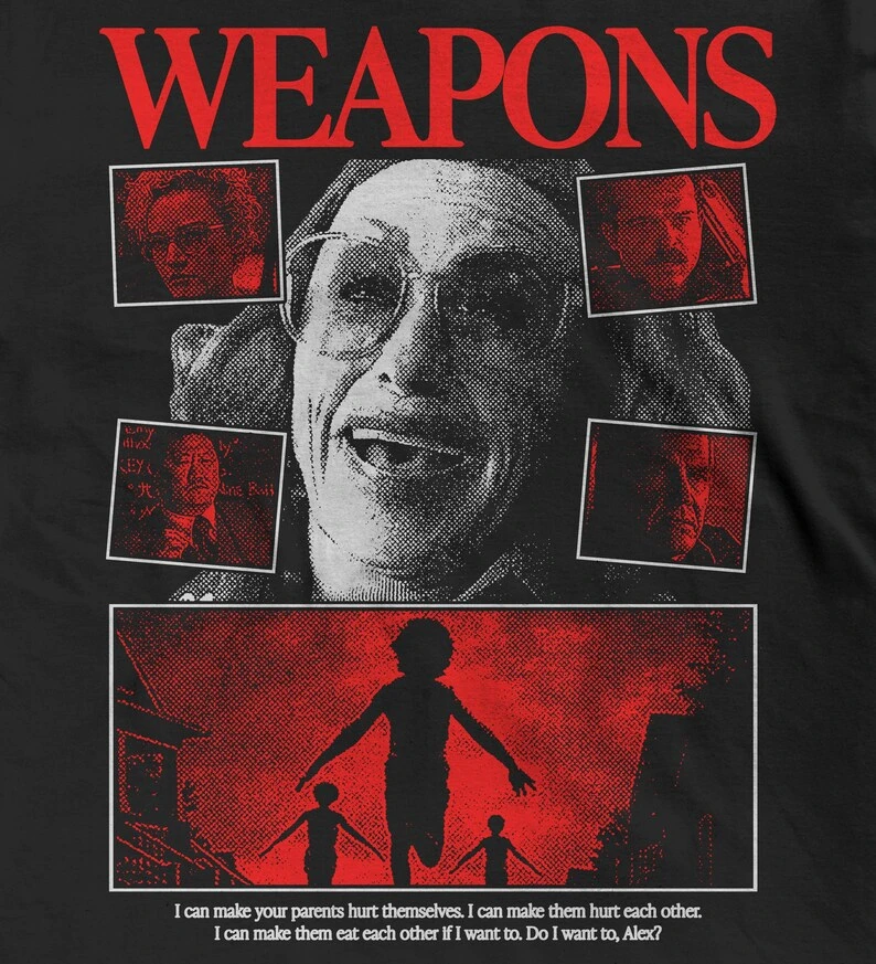 Weapons  Movie Shirt - Halloween Horror T Shirt - Barbarian Director Film - Thriller Movie Graphic TeeUnisex Shirt