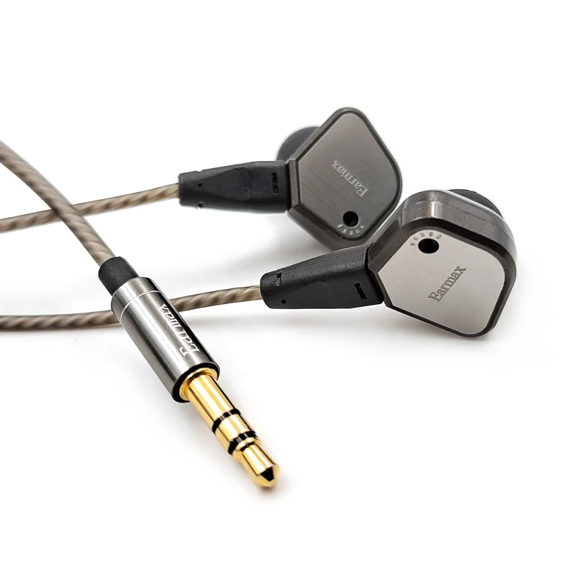 Classic Flagship Earmax IE80 IE80S Original In Ear Headphones Bass HIFI Earphone Headset Silver Plated Cable