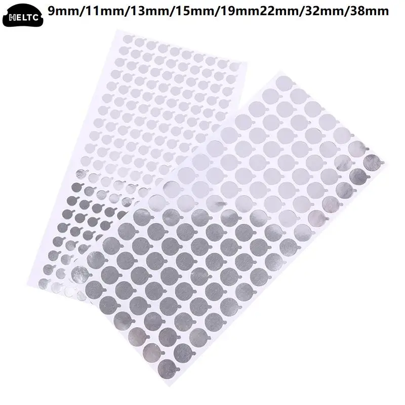 2pc 9mm/11mm/13mm/15mm/19mm22mm/32mm/38mm Aluminum Foil Sealing Sticker For Soft Tube Mouth Seal Adhesive Sticker Bottle Stopper