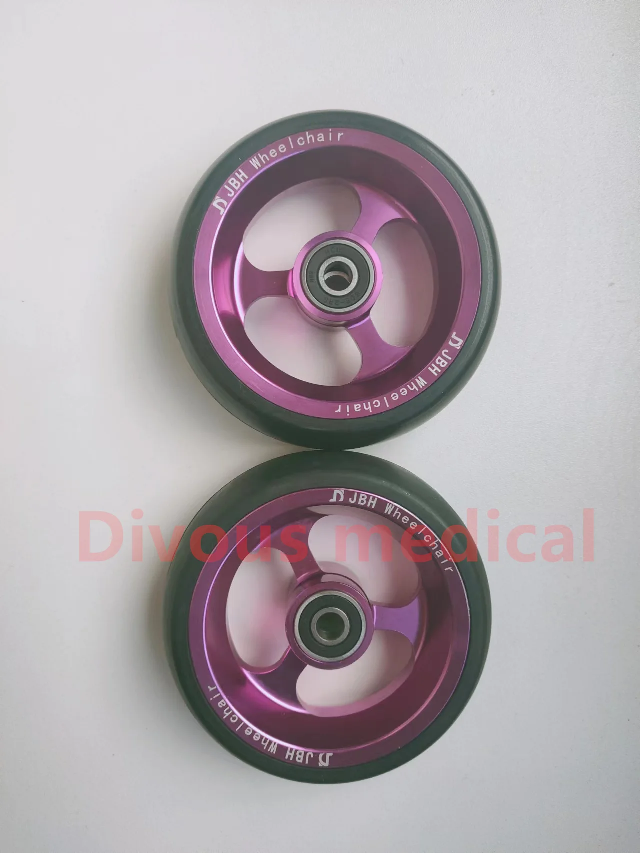 (ペア) 4 インチ前輪車椅子障害者マニュアルスポーツ車椅子アクセサリー