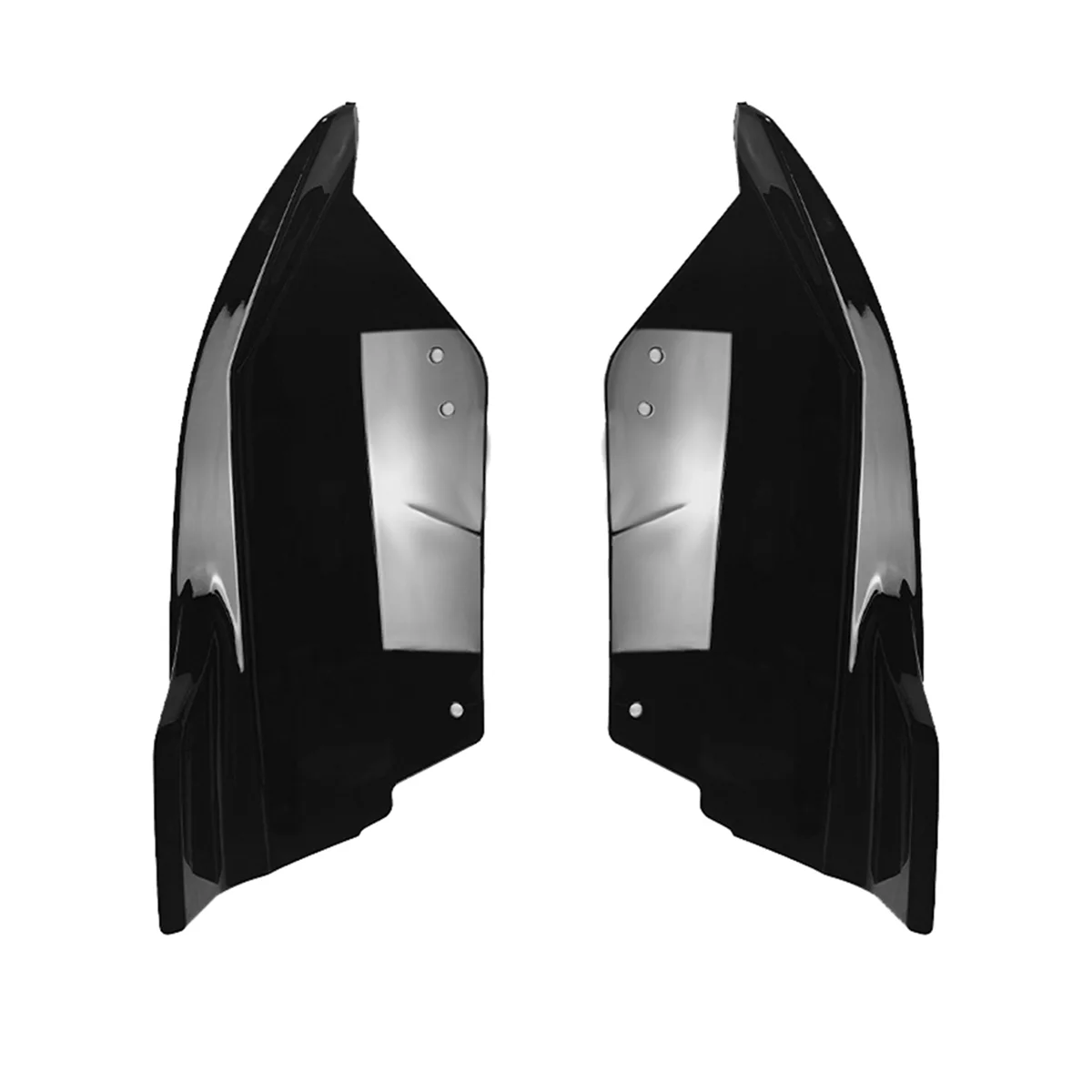 Reliable-Car Rear Bumper Lip Diffuser Splitter Winglet Apron Spoiler for BMW X1 IX1 U11 M Sport 2023+ Gloss Black-A61E