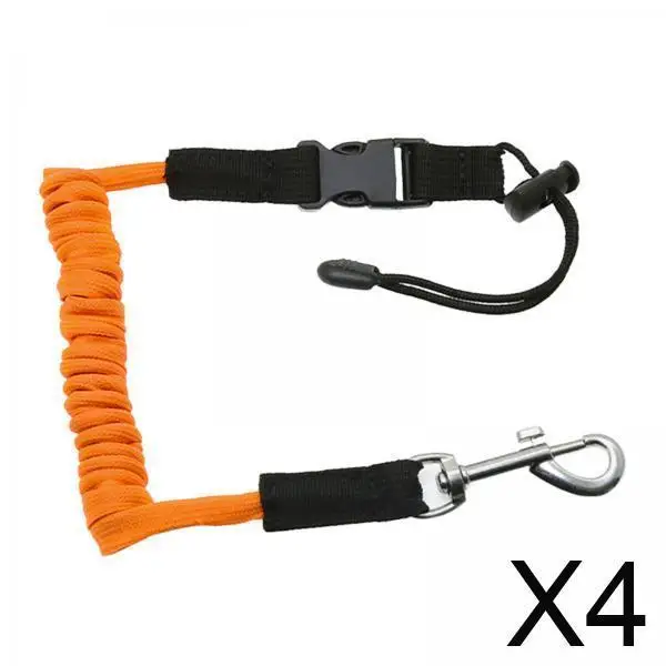 

TPU Kayak Paddle Leash with Metal Buckle Durable Bungee Cord Strap Paddle Keeper for Boating Fishing Kayak Accessories