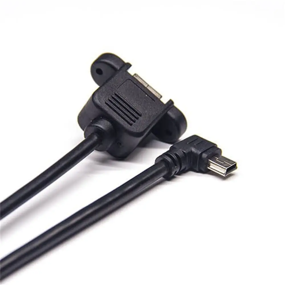 USB to Mini USB Type B Female to Mini USB Male Right Angle