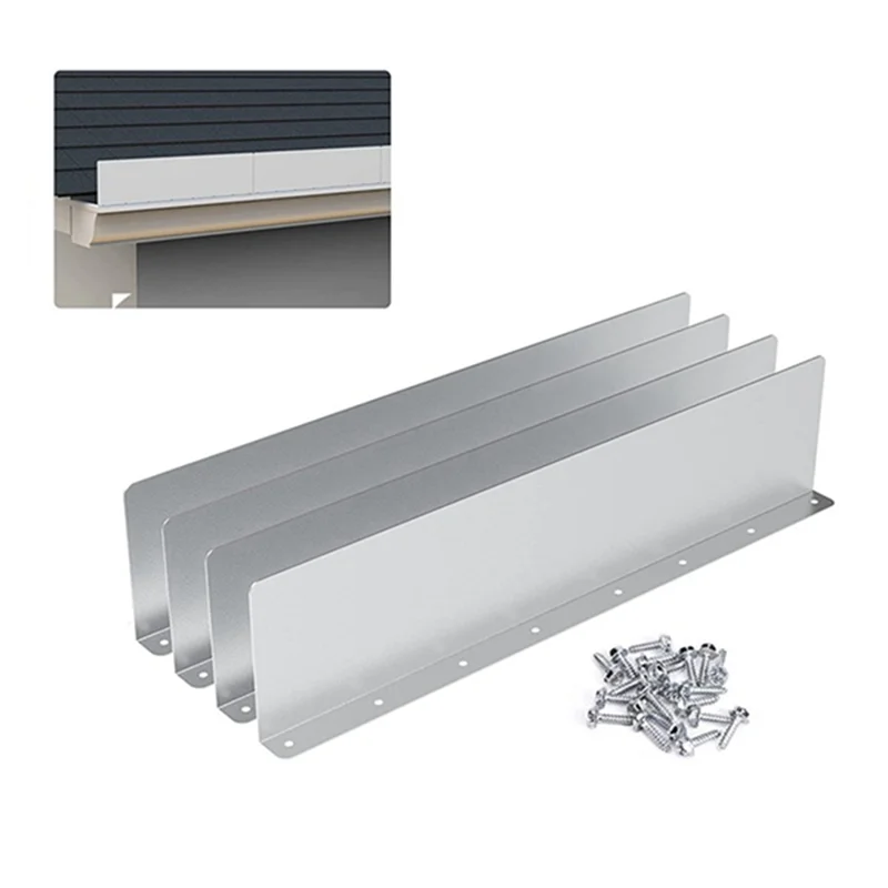 Roof rainwater diversion8Pcs Rain Gutter Gutter Splash Guards for House Roof Corner Diverter Roof