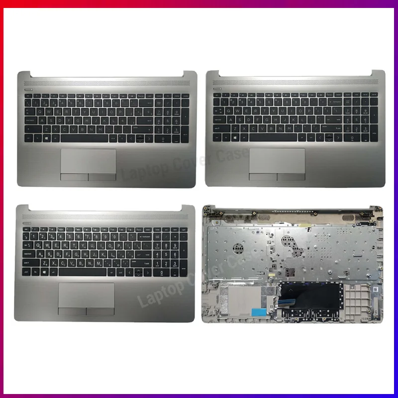 

NEW Palmrest For 15-DA 15-DB 15T-DA 15T-DB TPN-C135 TPN-C136 250 G7 255 G7 US/Russian/Spanish Keyboard Upper Cover Case