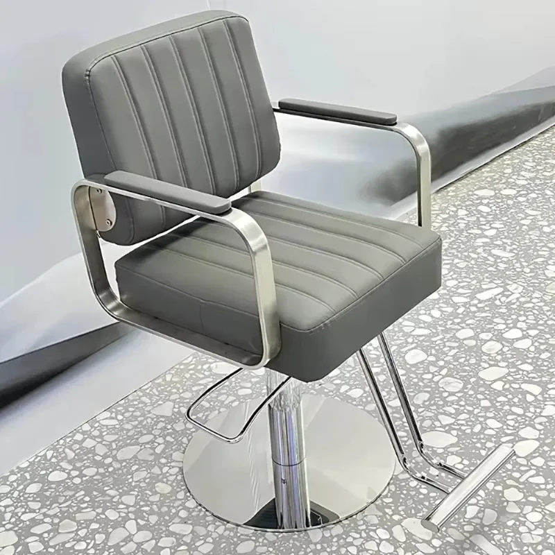 

Personalized Luxury Barber Chair Aesthetic Beauty Fashion Nordic Hairdresser Chair Ergonomic Salon Kapperstoel Hair Furniture