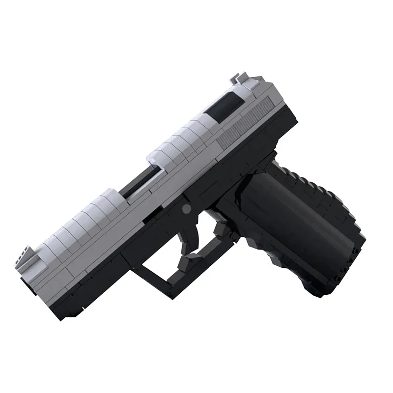 MOC-124171 Classic Movie James Weapon Pistol Building Block Set Walther P99 Handgun Model DIY Kids Puzzle Toys Birthday Gift