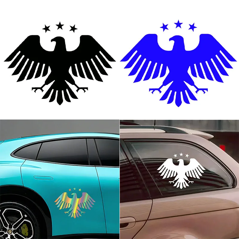 Arab Eagle Totem Waterproof Vinyl Sticker, Abstract Falcon Symbol Decal for Car Bumper Rear Window Wall Decor