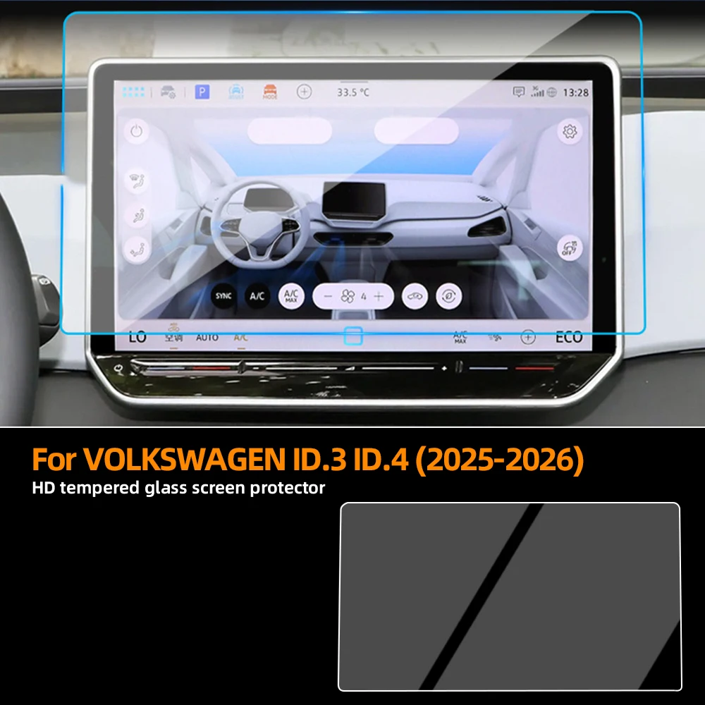 For Volkswagen ID 3 ID 4 2025 2026 Navigation Instrument Screen Protector HD Tempered Glass Film
