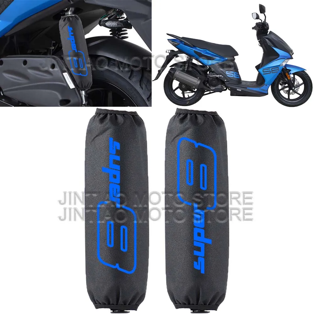 For Kymco Super8 50R 50X Motorcycle Accessories Shock Absorber Decoration Shock Absorber Protective Cover