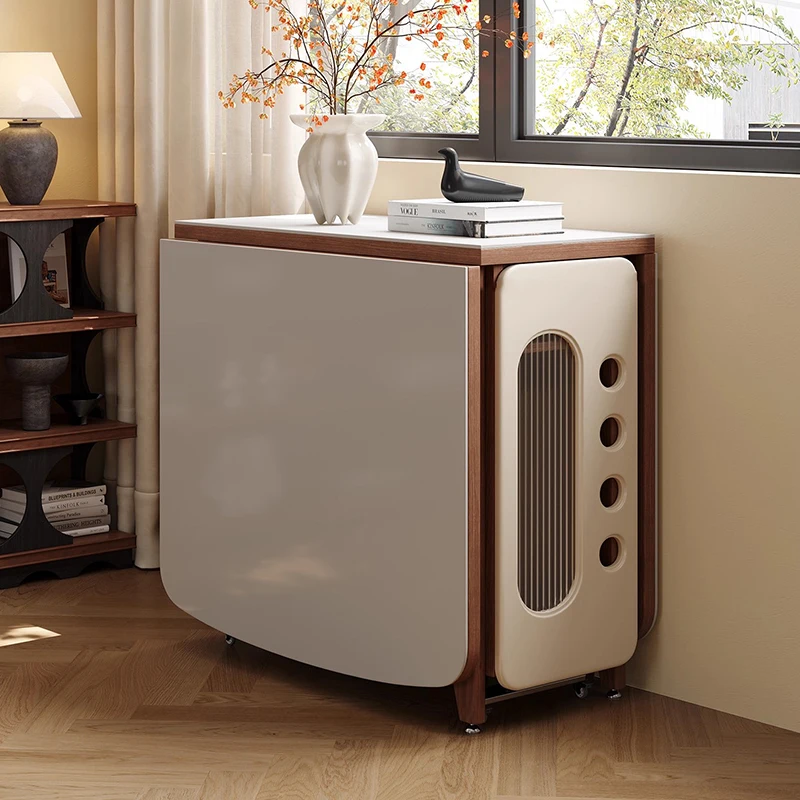 

Folding Nordic Dining Tables Aesthetic Luxury Storage French Dining Tables Modern Chic Table A Manger Pliante Furniture For Home