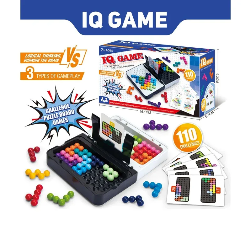 

Smart Pyramid Intelligent Magic Bead iQ Battle Children's Puzzle Toy Family Gathering Game table game puzzle game