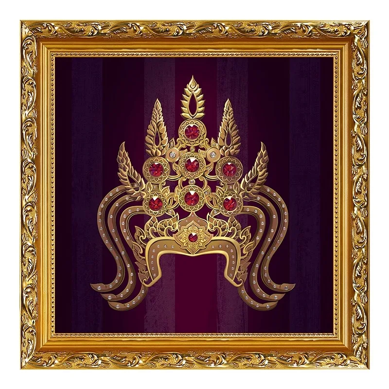 

South East Asia Style Decorative Painting Thai Club Hotel Massage Shop Health Hall Wall Museum Mural Painting