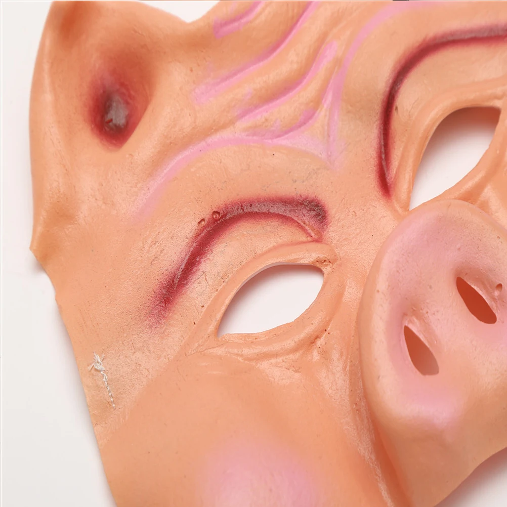 قناع خنزير الحيوان نصف وجه قناع حفلة قناع الحيوان قناع تنكر نصف وجه قناع حفلة الرقص