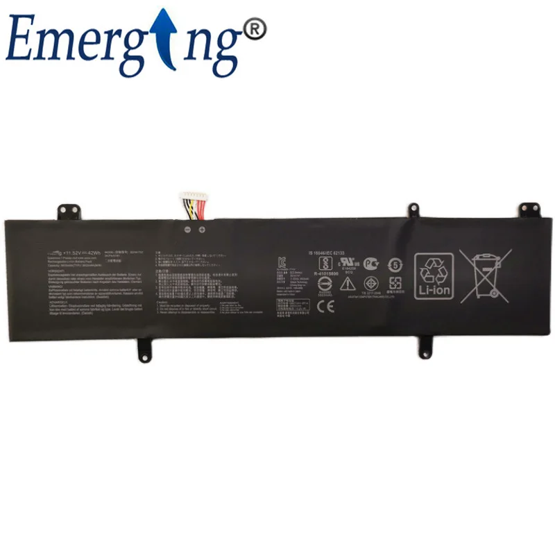 Imagem -03 - Bateria Nova B31n1707 do Portátil de 11.52v 42wh para Asus Vivobook 4200u S4200uq S4000v X411u S4100v
