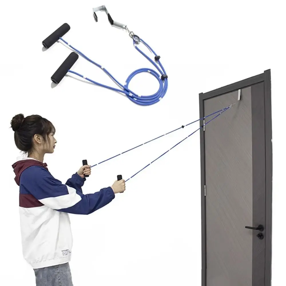 

Over The Door Shoulder Exercise Pulley Durable Door Anchor Mounted Shoulder Training Tool Stretching Exercise Back Arm Exerciser