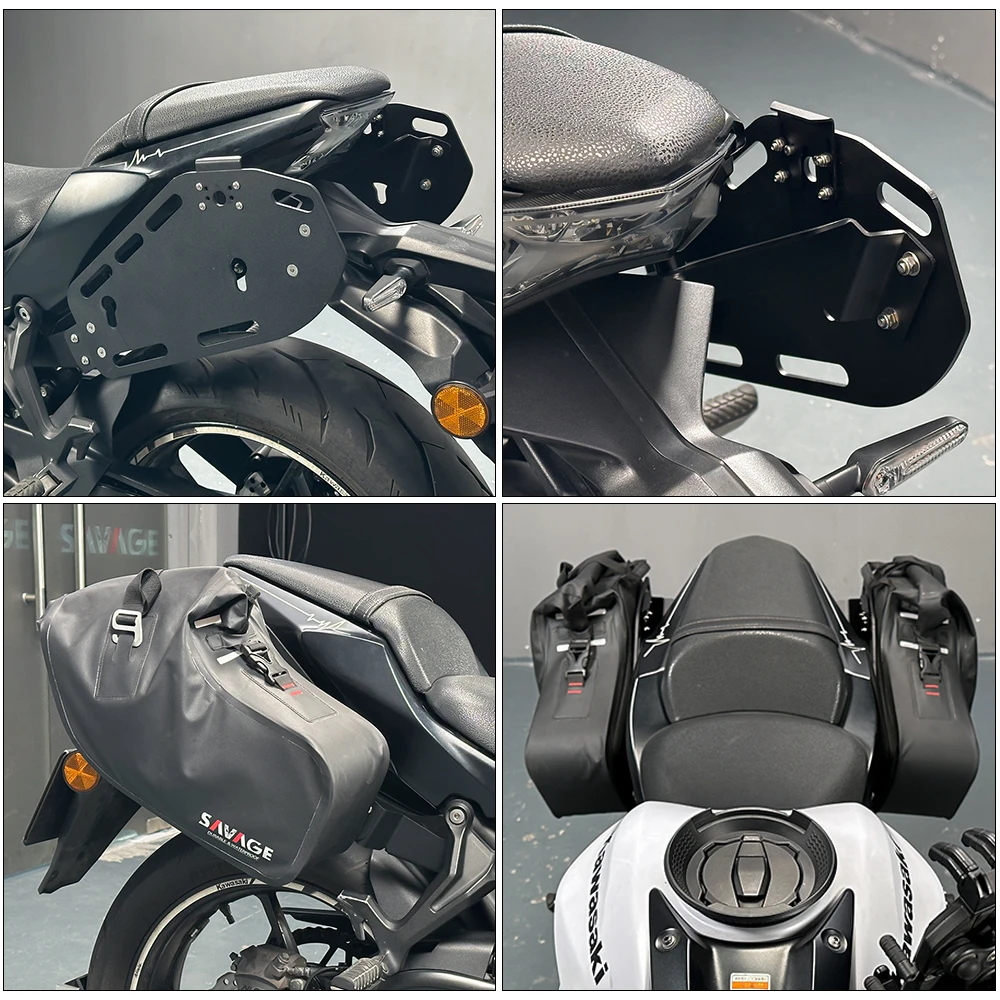 For KAWASAKI Z650 2017-2025 Motorcycle Side Bag Saddlebag Travel