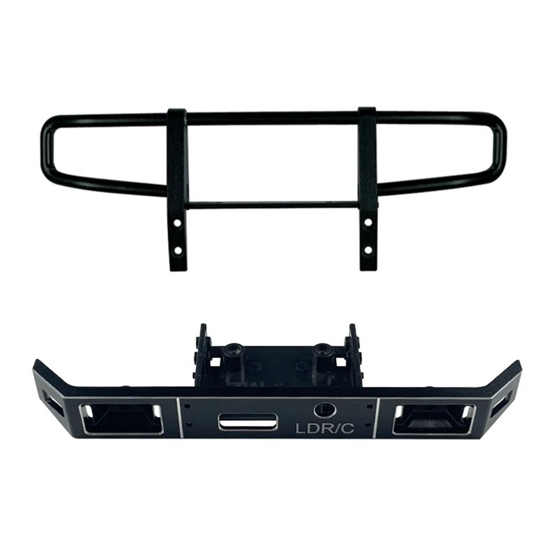 LD-P06 Metal Front Bumper For LDRC LD-P06 LD P06 Unimog 1/12 RC Truck Car Upgrades Parts Accessories