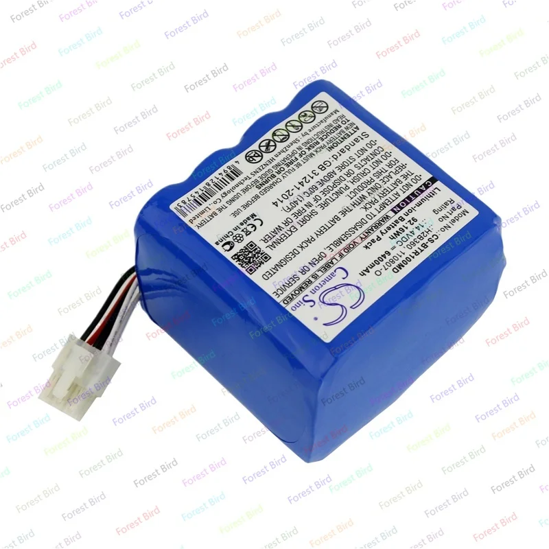 Cameron Sino 6400mah Battery for BELLAVISTA 1000 Respirator  030.811.020 110807-O 300.784.00 H2B360