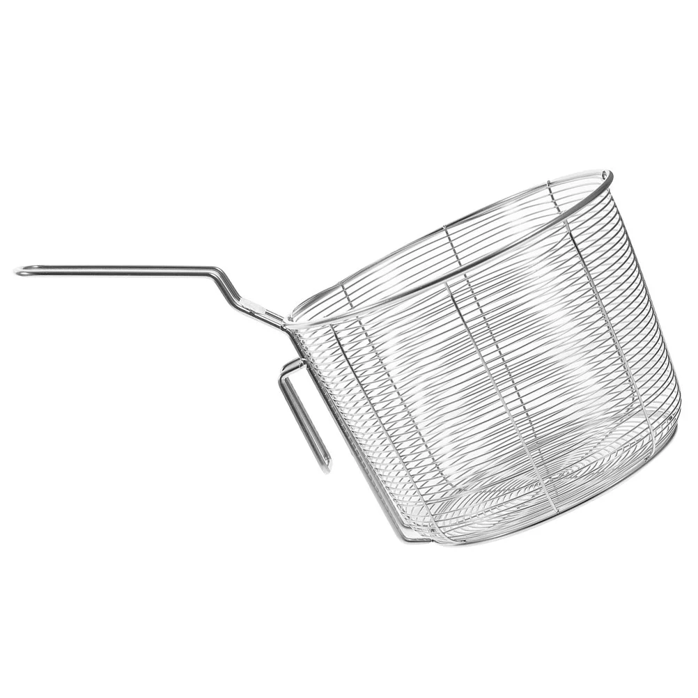 

Hot Pot Colander Kitchen Strainer Fry Basket Noodles Deep Fryer for Home Mesh Stainless Steel Filtering Ladle Food