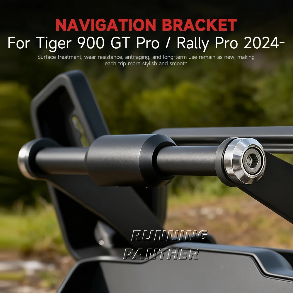دراجة نارية تعديل الملحقات الملاحة قوس 22 مللي متر حامل جوّال بلاستيكي المحمول ل النمر 900 GT رالي برو النمر 900 2024- #2