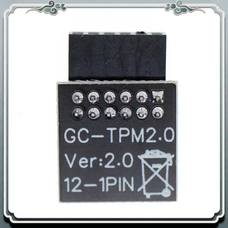 ABIJ-2X TPM 2.0 Modul Keamanan Enkripsi Kartu Jarak Jauh Modul LPC-12PIN untuk GIGABYTE 12PIN LPC TPM2.0 LPC 12 Pin