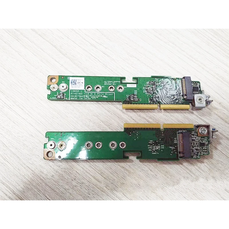For Dell R630 R730 R730XD DSS9600 DSS1500 DSS2500 15656-1 R142TB2 x16 M.2 PCIe Riser CK3KT AA CN-0DVRVV 0DVRVV DVRVV card