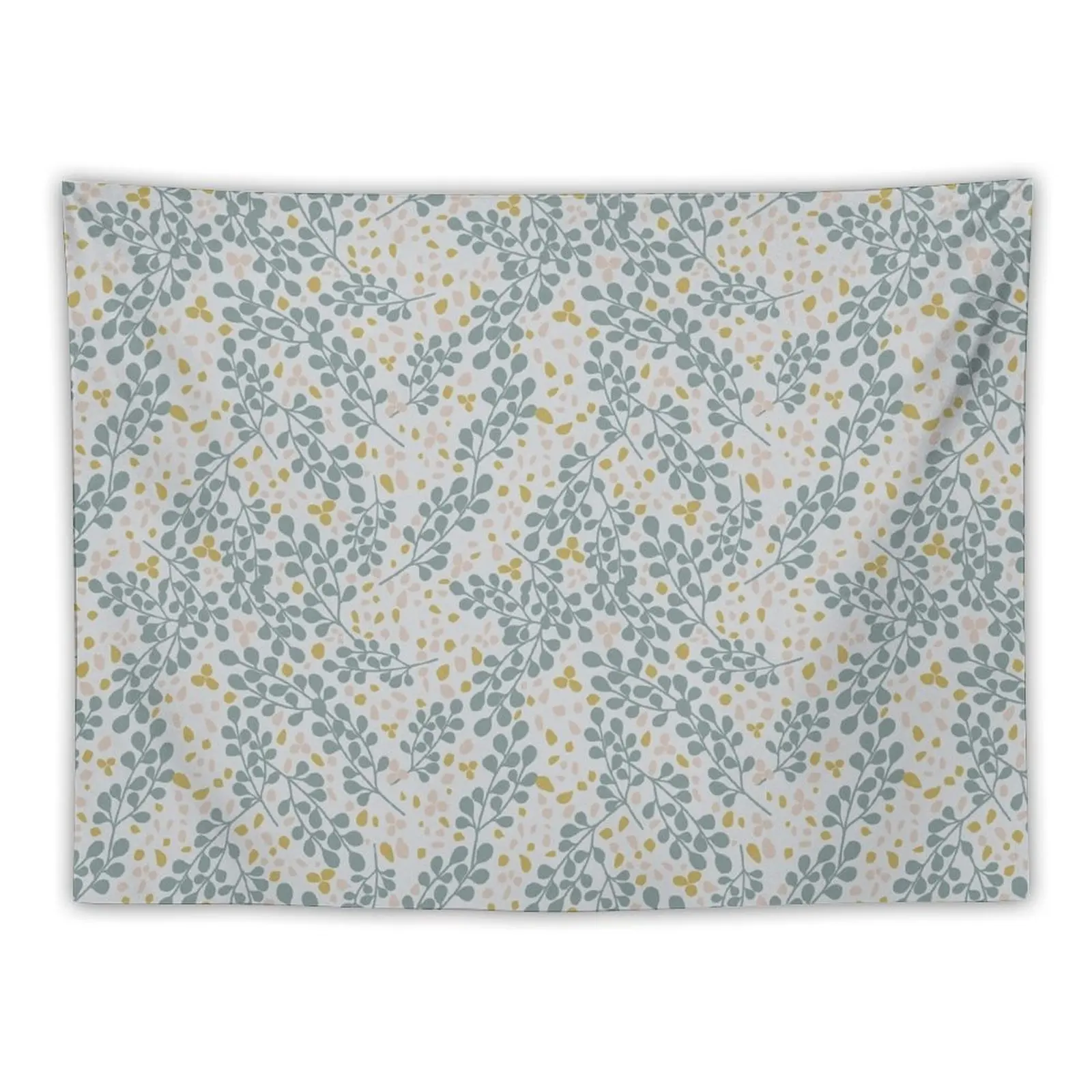 

Eucalyptus Leaves and Petals in Sage, Pink, Cream Tapestry Cute Room Things Things To The Room Tapestry