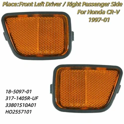 Side Marker Reflector Front left Driver or right Passenger Side for Honda CR-V 1997-01