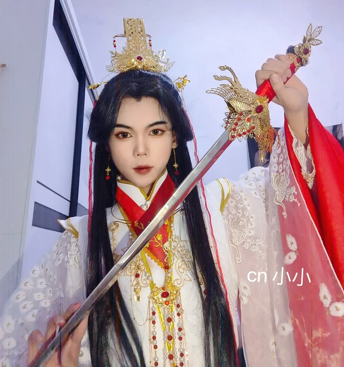 

Heaven Officials Blessing Xie Lian Cosplay Headwear TGCF Xielian HuaCheng Cosplay His Highness Who Pleased the Gods Headwear