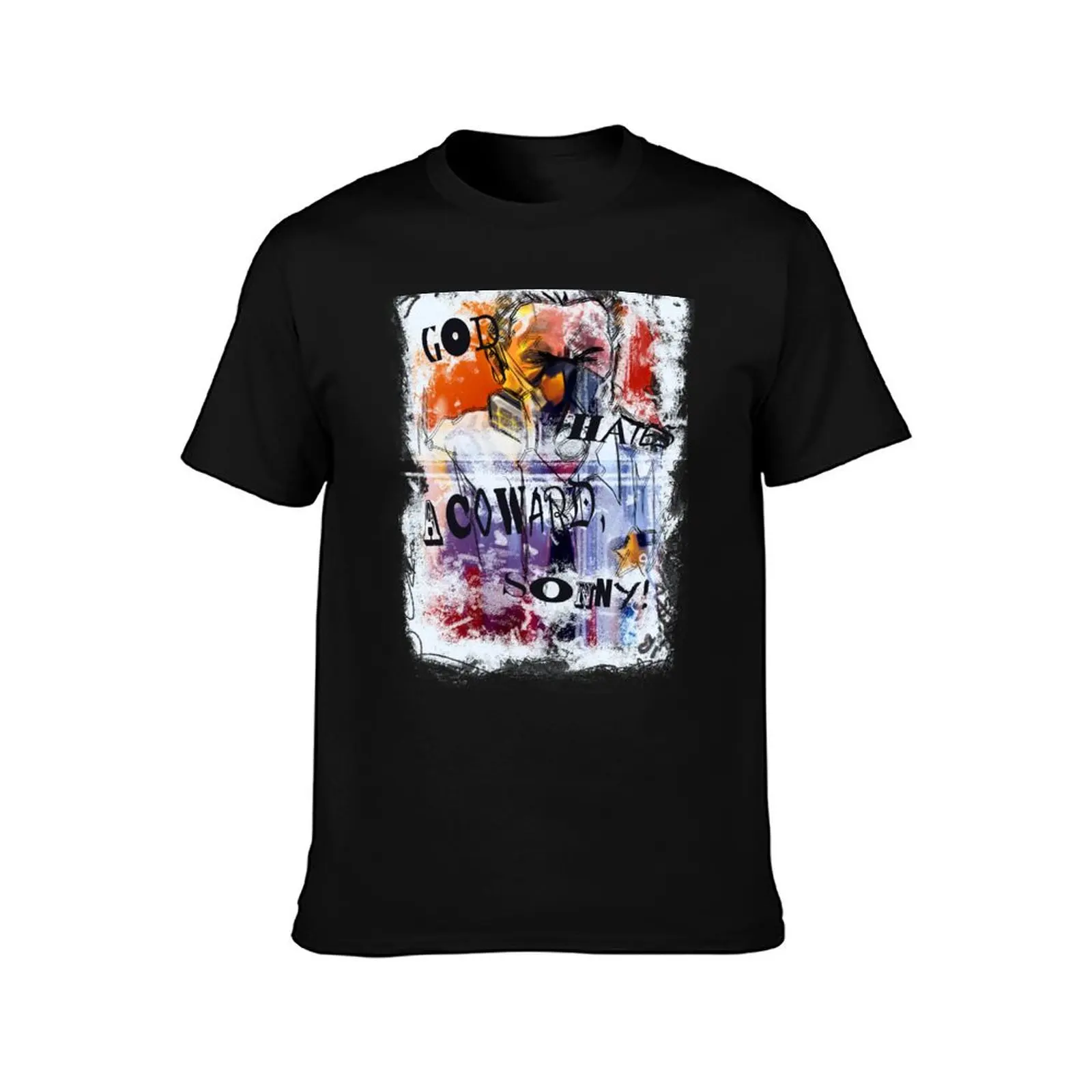 TOMAHAWK - god hates a coward no title T-Shirt Summer Casual Cotton Tee Oversized Streetwear Tops Vintage Graphic Print